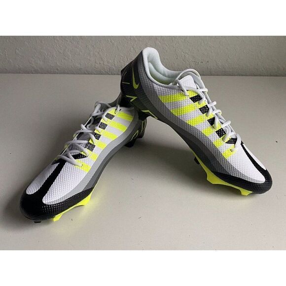 Nike Vapor Edge Speed 360 Football Cleats DQ5110-071 White Grey Black Men’s 15 - Picture 1 of 11